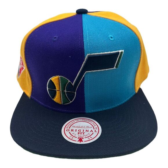 Mitchell & Ness Other - NWT Mitchell & Ness Utah Jazz Pinwheel NBA 75th Snapback Hat‎ Cap